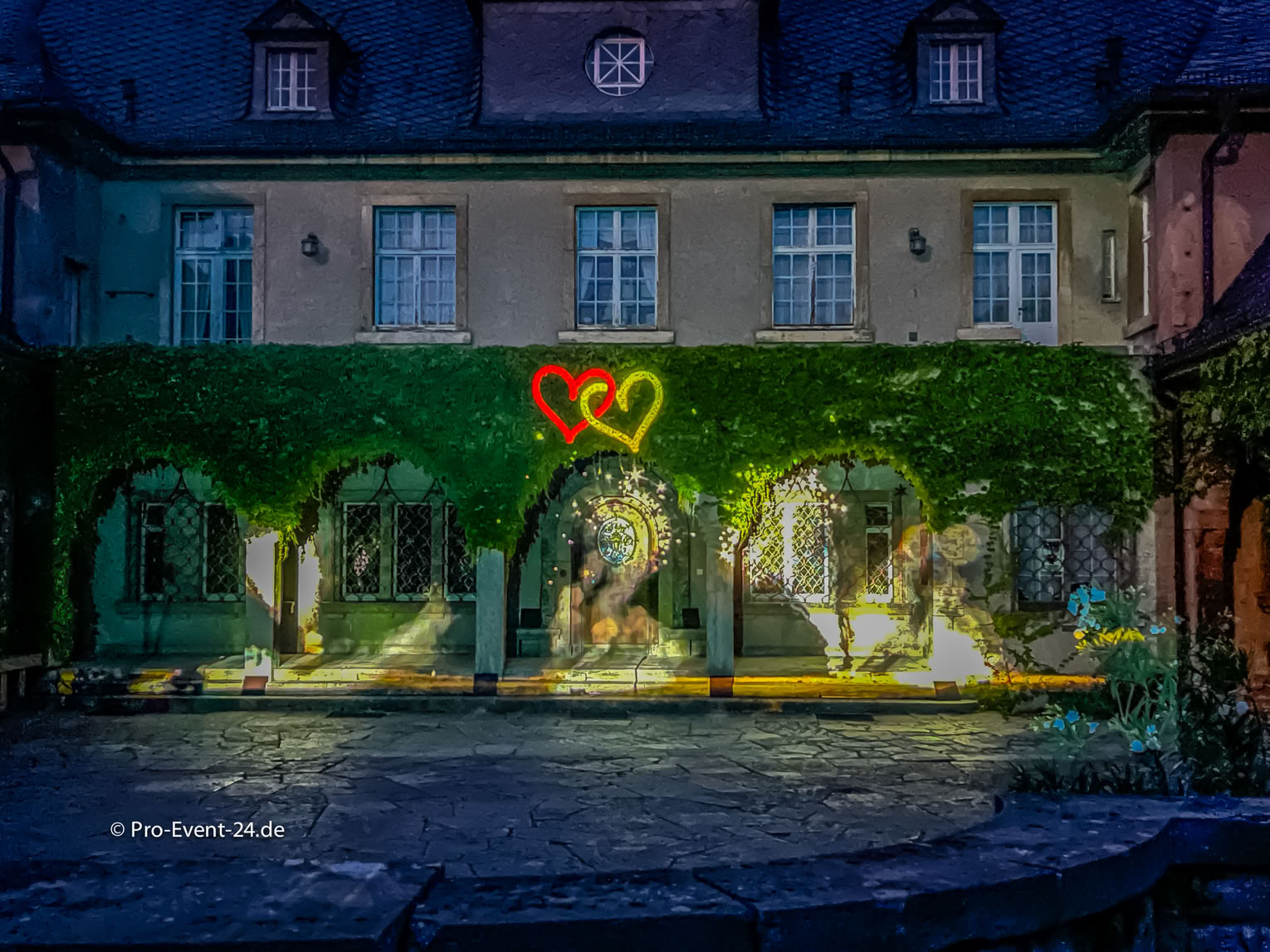 Pro-Event-24 Ihr professioneller Partner für Ihr Event – Eventplanung, Hochzeiten, Familienfeiern, Jubiläen, Geburtstage, Firmenfeiern, Ambientebeleuchtung, Architekturbeleuchtung, Fassadenbeleuchtung, Fassadenfeuerwerke, Musikfeuerwerke, Lasershows, Moderation, Promotion, Beschallungen, Luftaufnahmen, Luft- Videos, Mobildiscothek